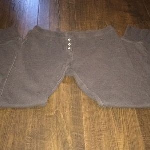 Aerie M gray thermal leggings